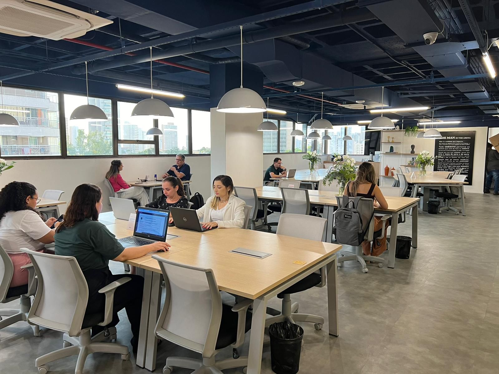 Espaço de trabalho da filial de Fortaleza